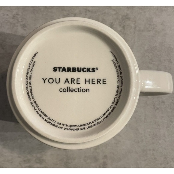 Starbucks 2015 “ You are Here” Collection - Florida Flamingo 14oz Coffee/Tea Mug - Picture 7 of 7